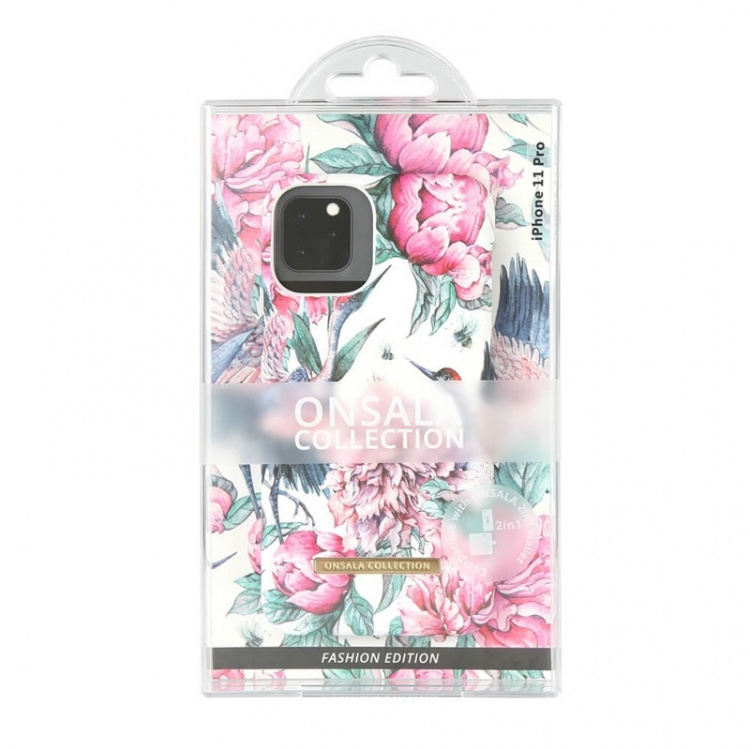ONSALA COLLECTION Mobile Cover Soft Pink Crane iPhone 11 PRO  ONSALA COLLECTION Mobile Cover Soft Pink Crane iPhone 11 PRO