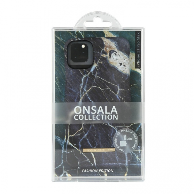 ONSALA COLLECTION Mobile Cover Soft Black Galaxy Marble iPhone 11 PRO MAX