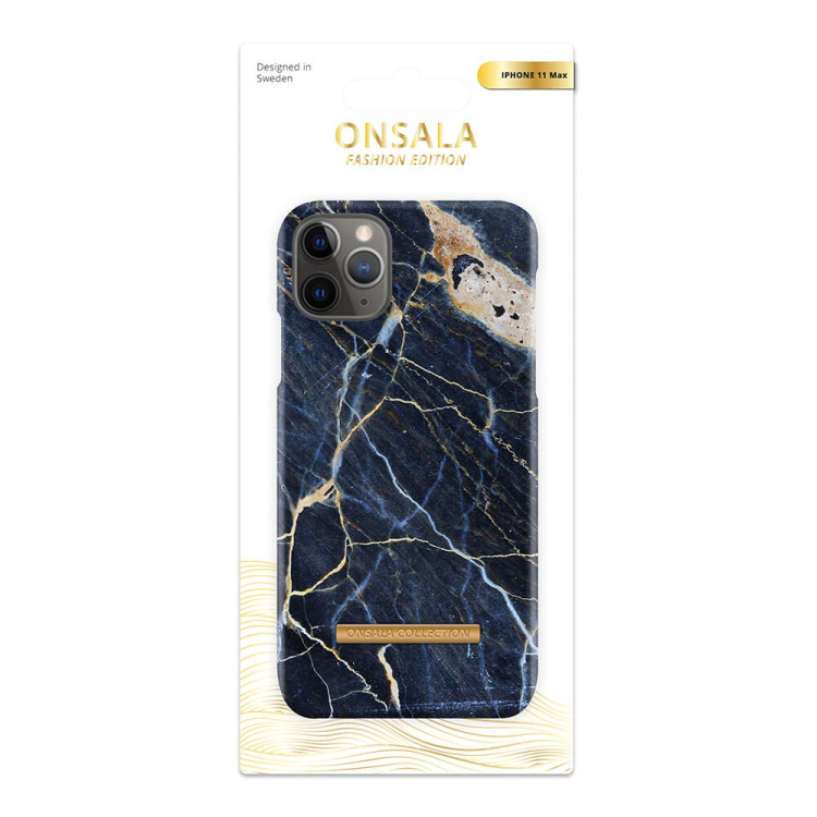 ONSALA COLLECTION Mobile Cover Soft Black Galaxy Marble iPhone 11 PRO MAX