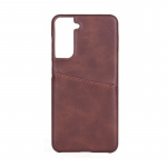 ONSALA Mobile Cover Brown with Cardpocket Samsung S21 / S30 5G