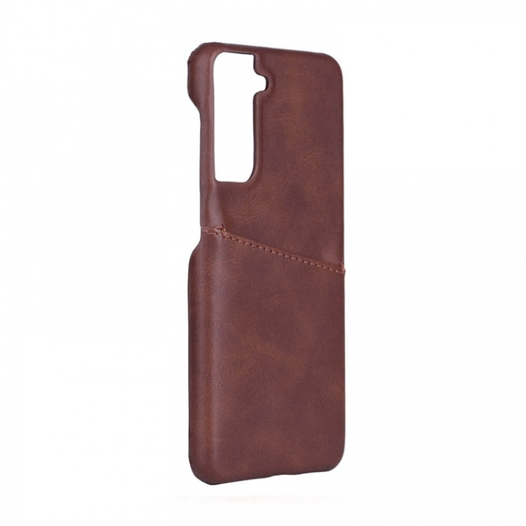 ONSALA Mobile Cover Brown with Cardpocket Samsung S21 / S30 5G
