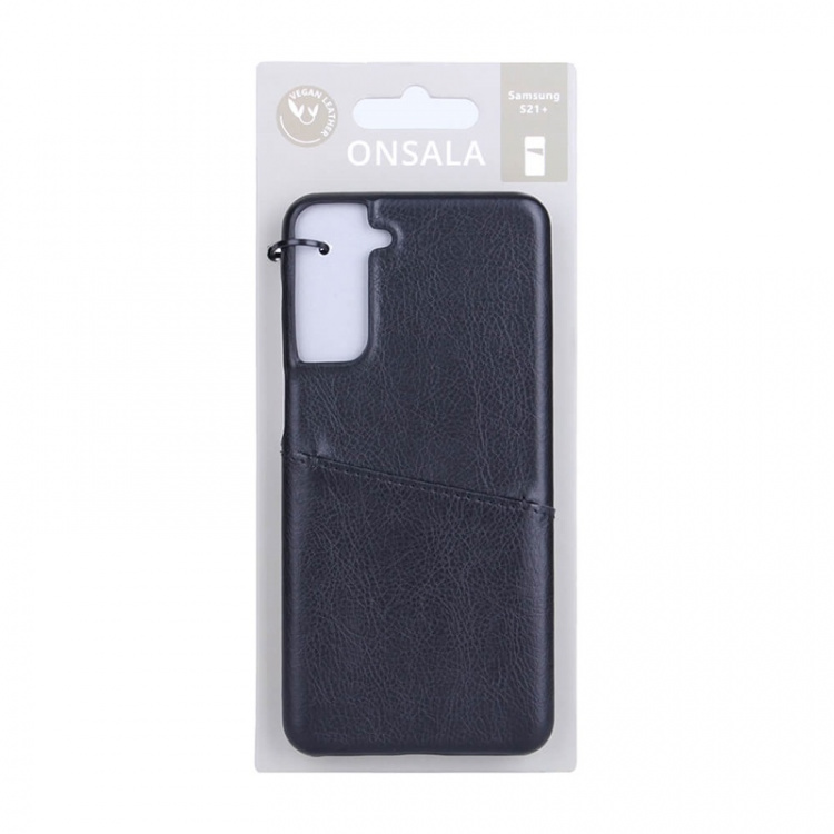 ONSALA Mobile Cover Black with Cardpocket Samsung S21+/S30+ 5G ONSALA Mobile Cover Black with Cardpocket Samsung S21+/S30+ 5G