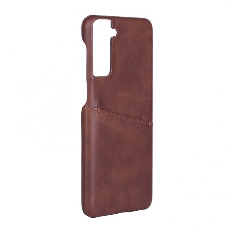 ONSALA Mobile Cover Brown with Cardpocket Samsung S21+/S30+ 5G ONSALA Mobile Cover Brown with Cardpocket Samsung S21+/S30+ 5G