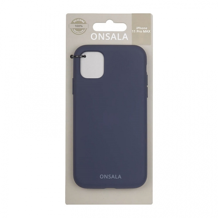 ONSALA Mobile Cover Silicone Cobalt Blue iPhone 11 Pro Max 
