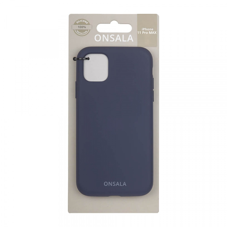 ONSALA Mobile Cover Silicone Cobalt Blue iPhone 11 Pro Max 