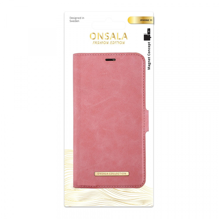 ONSALA COLLECTION Mobile Wallet Dusty Pink iPhone 11  ONSALA COLLECTION Mobile Wallet Dusty Pink iPhone 11