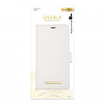 ONSALA COLLECTION Mobile Wallet Saffiano White iPhone 11 PRO MAX