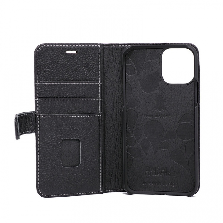 ONSALA COLLECTION Wallet Leather Black iPhone 11 PRO ONSALA COLLECTION Wallet Leather Black iPhone 11 PRO