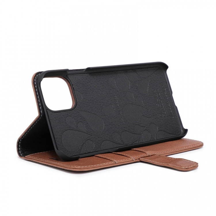 ONSALA COLLECTION Wallet Leather Brown iPhone 11 PRO MAX 