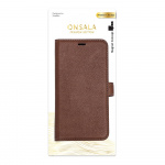ONSALA COLLECTION Wallet Leather Brown iPhone 11 PRO MAX 