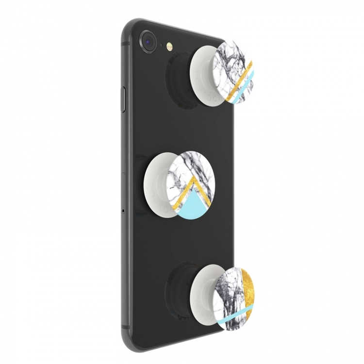 POPSOCKETS White Marble Glam Removable MINI Grip 3pack 
