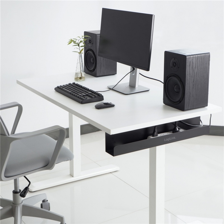 LogiLink Kabelränna för montering under