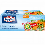 Toppits Fryspåsar 1L 60st, STORPACK 9st