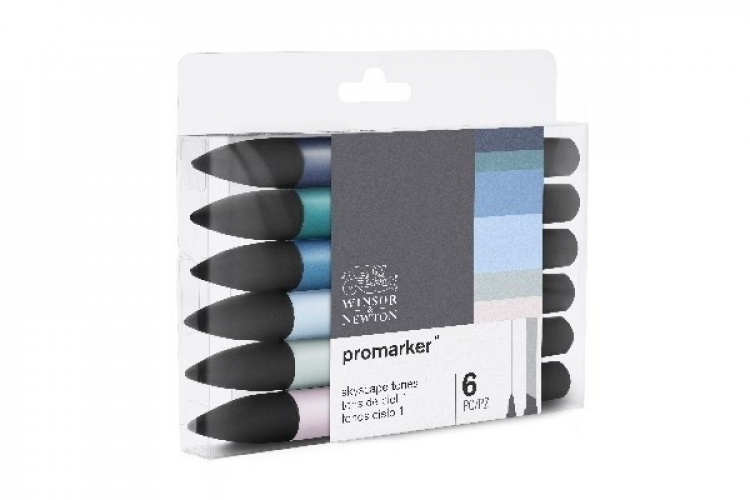 Winsor Promarker set 6st, Skycape 1
