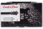 Conté à Paris Pastellkritor B, Svart
