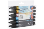 Winsor WaterColour Marker 6-pack, Sky tones set