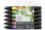 Winsor WaterColour Marker 6-pack, Foliage tones set