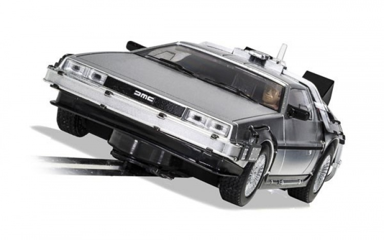 Scalextric DeLorean från Back to the Future 2