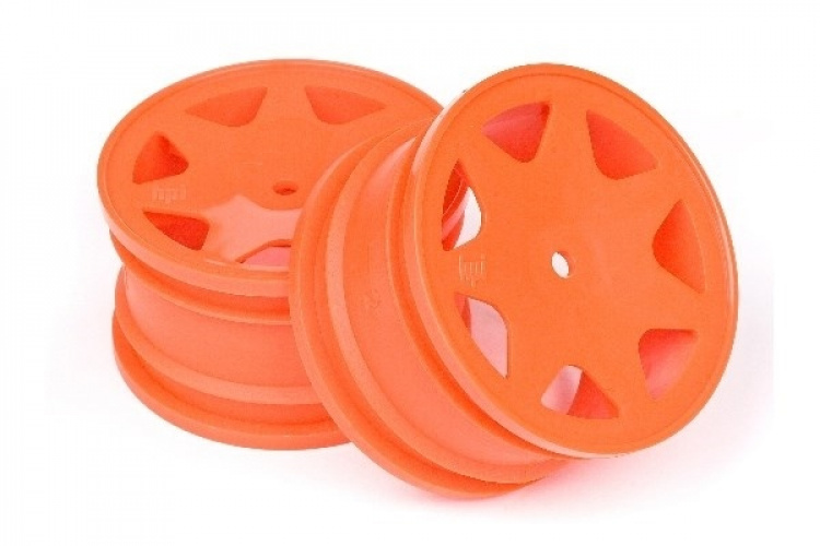 Ultra 7 Wheels Orange 35Mm (2Pcs)