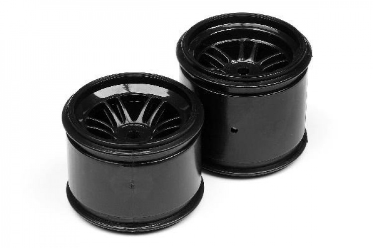 Ft01 Wheel Set (Black/Front 2Pcs/Rear 2Pcs)