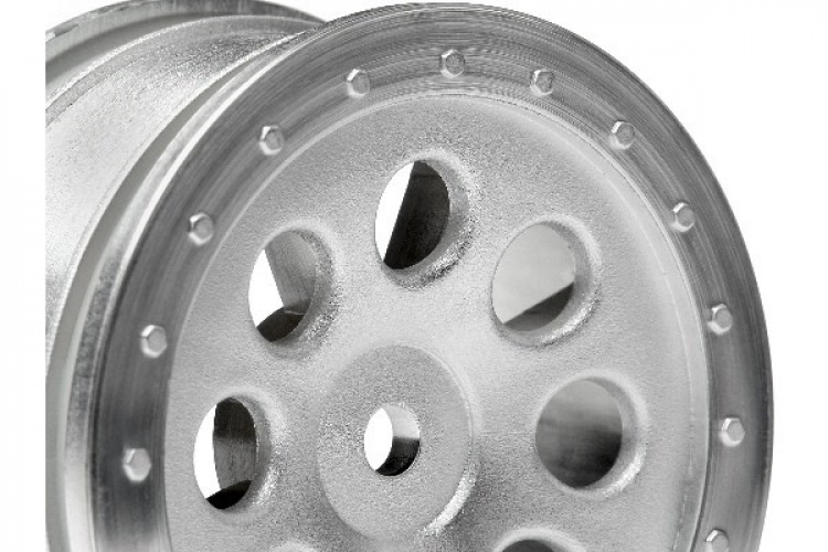 St-8 Wheel Matte Chrome (0Mm Offset/2Pcs)