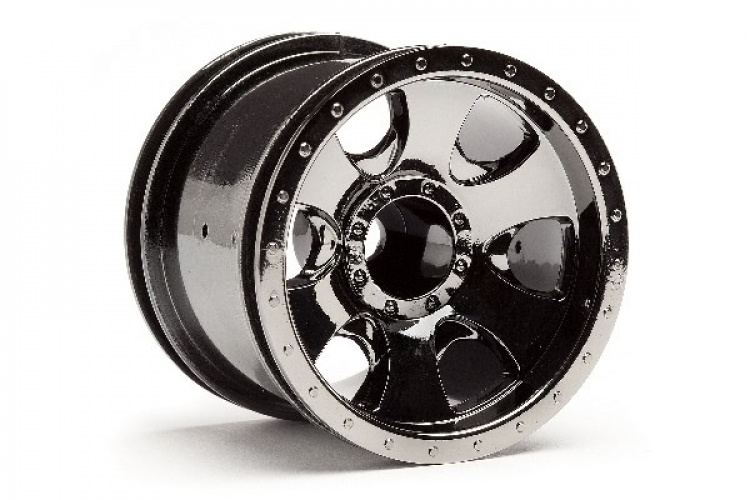 Warlock Wheel Black Chrome (2.2In/2Pcs)