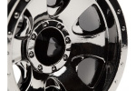 Warlock Wheel Black Chrome (2.2In/2Pcs)