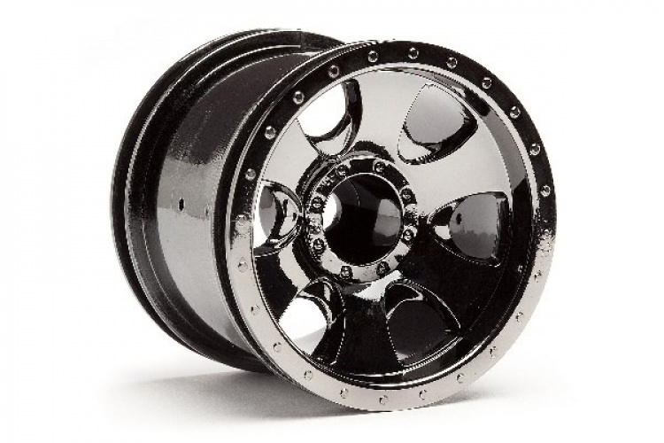 Warlock Wheel Black Chrome (2.2In/2Pcs)