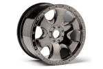 Warlock Wheel Black Chrome (83X56Mm/2Pcs)