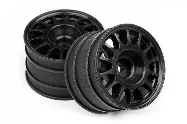 Wr8 Rally Off-Road Wheel Black (48X33Mm/2Pcs)