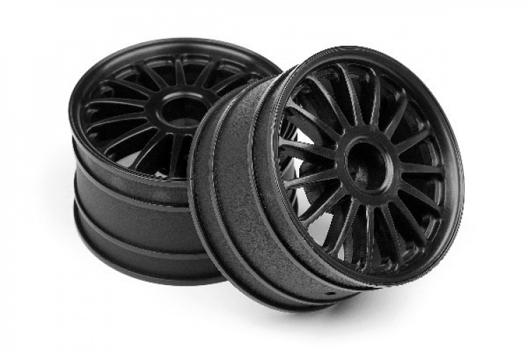 WR8 Tarmac Wheel Black (2.2inch57X35Mm/2Pcs)