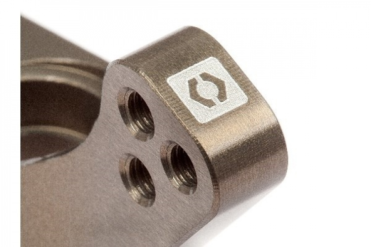 Aluminum Rear Hub Carrier Set (0 Deg/Hard Anodize)