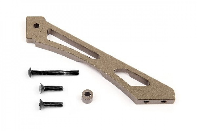 Aluminum Rear Brace (Hard Anodized)