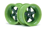 Work Meister S1 Wheel Green (9Mm Offset/2Pcs)