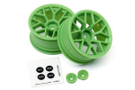 RTR Wheel 26Mm Green (6Mm Offset/2Pcs)