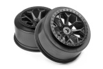 8-Shot Sc Wheel (Black/2Pcs)