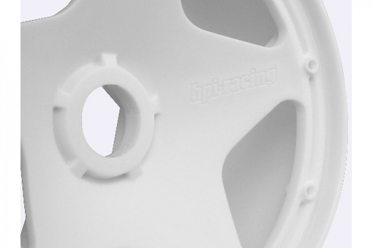Super Star Wheel White (120X75Mm/2Pcs)