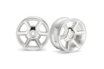GT Wheel Silver (6Mm Offset/2Pcs)