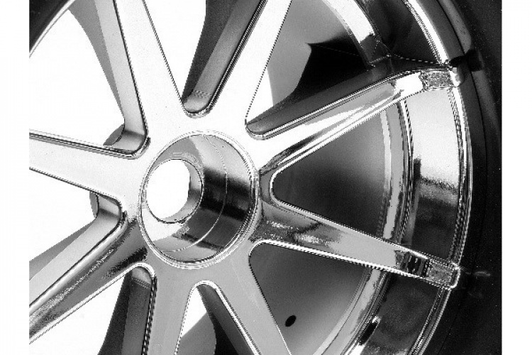 Mounted Goliath Tire 178X97Mm On Blast Wheel Crm