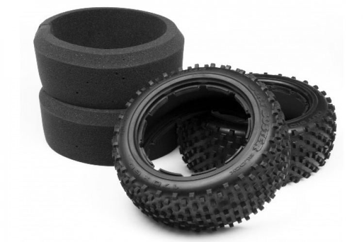 Dirt Buster Block Tire M Compound (170X60Mm/2Pcs)