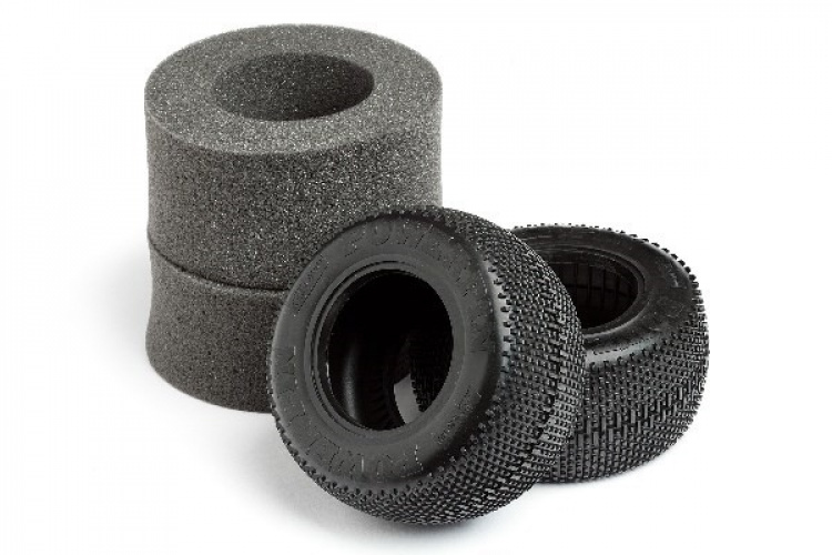 Powerpin 2.2 Inch Mt Tire (White/2Pcs)