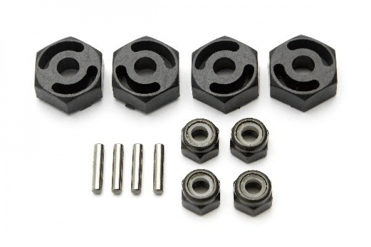 Wheel Adapter (4Pcs Hex/Pin & Nut/Sprint)
