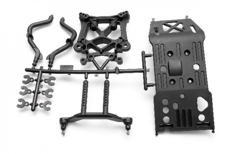 Skid Plate/Body Mount/Shock Tower Set