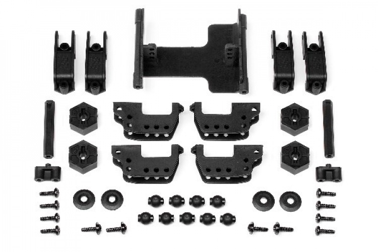 Servo Mount/High Link Bracket Set (Wheely King)