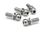 Ball 4.7X6.5Mm (4-40/Hex Socket/Silver/4Pcs)