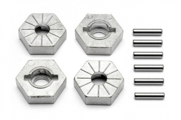 Wielnaaf binnenzeskant 17Mm (Zilver)