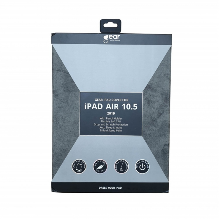 GEAR Tablet Cover Grey iPad Air 10,5 GEAR Tablet Cover Grey iPad Air 10,5
