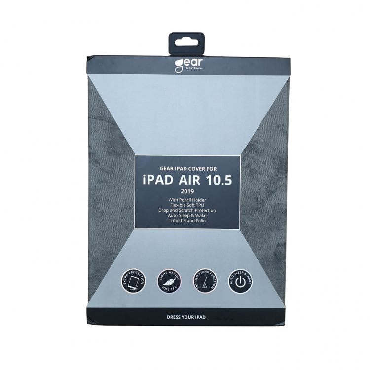 GEAR Tablet Cover Grey iPad Air 10,5 GEAR Tablet Cover Grey iPad Air 10,5