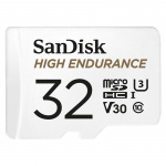 SANDISK MicroSDHC 32GB High Endurance med adapter SANDISK MicroSDHC 32GB High Endurance med adapter