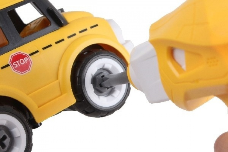 Contruck radiostyrd skolbuss med ljud (DIY/bygg själv)